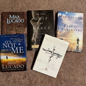 Max Lucado Bundle Of 5 Books - He Choose The Nails, It’s‎ Not About Me, +3